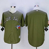Toronto Blue Jays Customized Men's Green Camo New Cool Base Stitched MLB Jersey,baseball caps,new era cap wholesale,wholesale hats